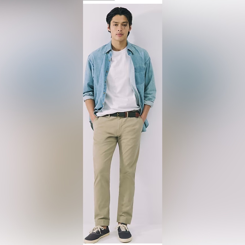 ⚓️J CREW 484 Slim Fit Stretch Khakis